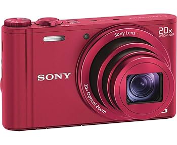 SONY - カメラ Amazon.com : Sony DSC-WX300/R 18 MP Digital Camera with 20x